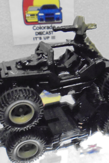 LOOSE HOT WHEELS  BLACK USNC WARTHOG w/RR'S