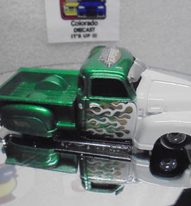 LOOSE HOT WHEELS GREEN/WHITE LA TROCA LOWRIDER TRUCK w/RR'S