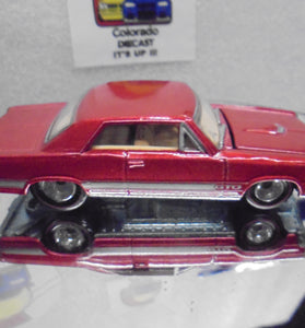 LOOSE HOT WHEELS ORANGE '65 PONTIAC GTO w/RR'S