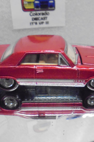 LOOSE HOT WHEELS ORANGE '65 PONTIAC GTO w/RR'S