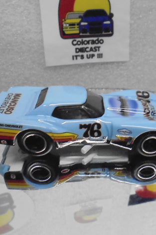 LOOSE HOT WHEELS BLUE MANCUSO CORVETTE STINGRAY w/RR'S