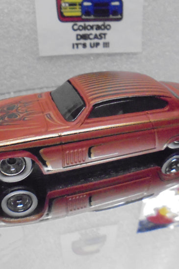LOOSE HOT WHEELS BROWN FISH'D & CHIP'D CHASE w/RR'S WHITE INITIALS