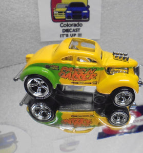 LOOSE HOT WHEELS YELLOW PASS'N GASSER CHASE w/RR'S WHITE INITIALS