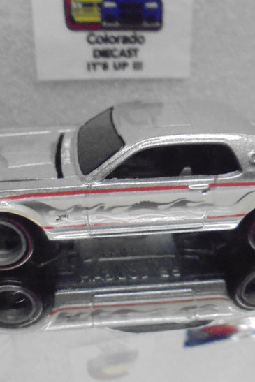 LOOSE HOT WHEELS SILVER '68 MERCURY COUGAR w/RR'S