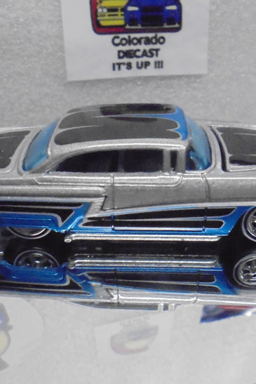 LOOSE HOT WHEELS SILVER '56 MERC w/RR'S