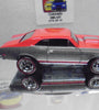 LOOSE HOT WHEELS RED/GREY '68 CHEVY NOVA w/RR'S