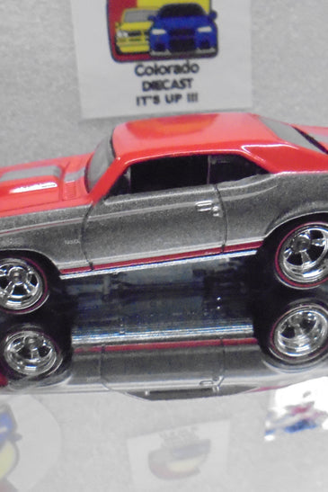 LOOSE HOT WHEELS RED/GREY '68 CHEVY NOVA w/RR'S