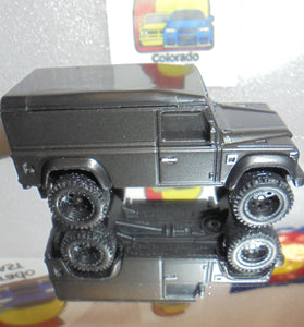 LOOSE HOT WHEELS BLACK LAND ROVER DEFENDER 110 HARDTOP w/RR'S
