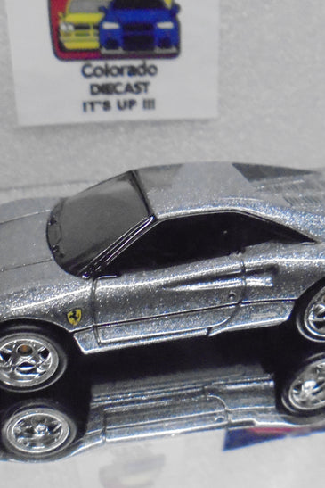 LOOSE HOT WHEELS CHASE SILVER FERRARI 288 GTO w/RR'S WHITE POR INITIALS