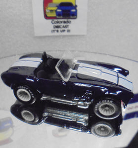 LOOSE HOT WHEELS BLUE SHELBY COBRA  w/RR'S