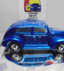 LOOSE HOT WHEELS BLUE W/FLAMES FAT FENDERED '40 w/RR'S