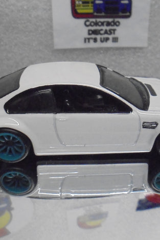 LOOSE HOT WHEELS WHITE BMW M3 (E46) w/RR'S