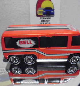LOOSE HOT WHEELS ORANGE BELL GMC MOTORHOME w/RR'S