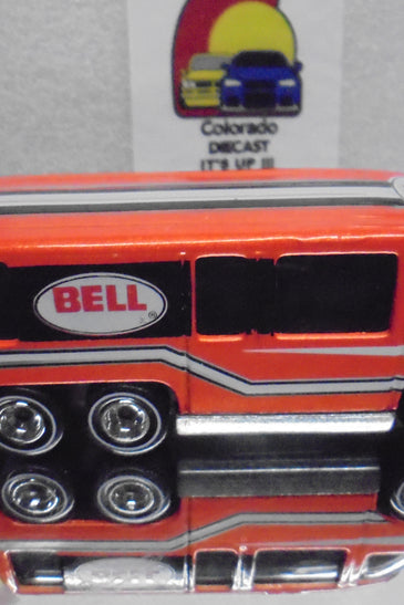 LOOSE HOT WHEELS ORANGE BELL GMC MOTORHOME w/RR'S