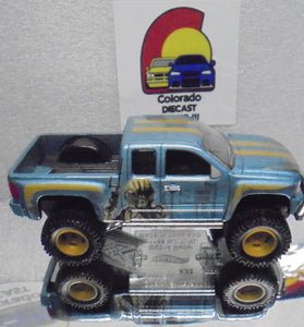 LOOSE HOT WHEELS BLUE STAR WARS CHEVY SILVERADO w/RR'S