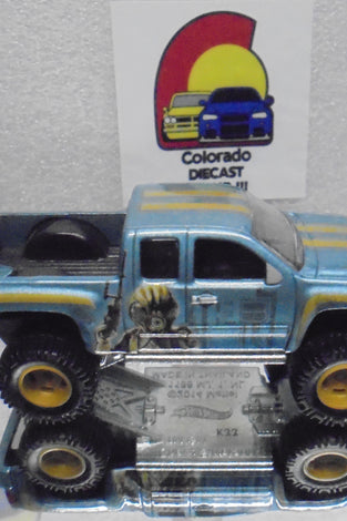 LOOSE HOT WHEELS BLUE STAR WARS CHEVY SILVERADO w/RR'S
