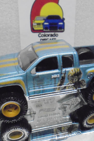 LOOSE HOT WHEELS BLUE STAR WARS CHEVY SILVERADO w/RR'S