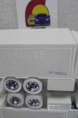 LOOSE HOT WHEELS WHITE THE BEATLES HIWAY HAULER w/RR'S