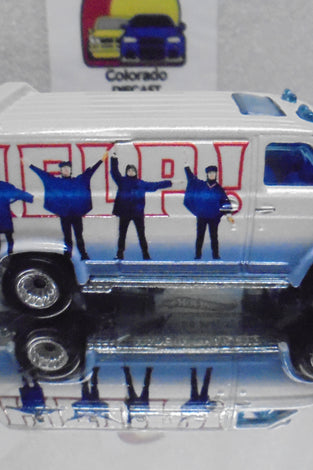 LOOSE HOT WHEELS WHITE THE BEATLES A-TEAM VAN w/RR'S