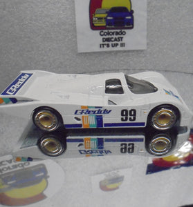 LOOSE HOT WHEELS WHITE GREDDY PORSCHE 962 w/RR'S