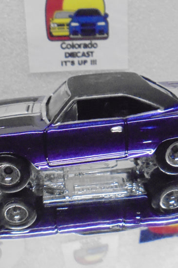 LOOSE HOT WHEELS PURPLE '70 ROAD RUNNER w/RR'S