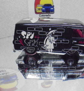 LOOSE HOT WHEELS BLACK SPY VS SPY '66 DODGE A100 VAN w/RR'S
