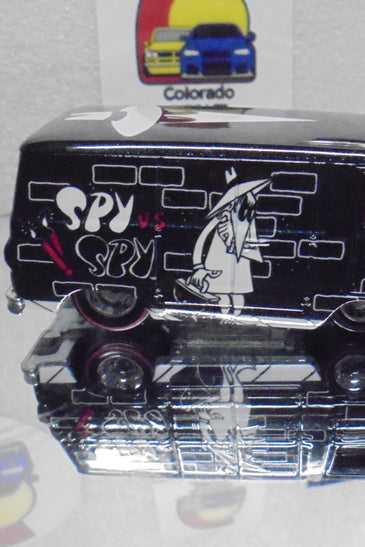 LOOSE HOT WHEELS BLACK SPY VS SPY '66 DODGE A100 VAN w/RR'S