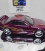 LOOSE HOT WHEELS MAROON NISSAN SILVIA S14  w/RR'S