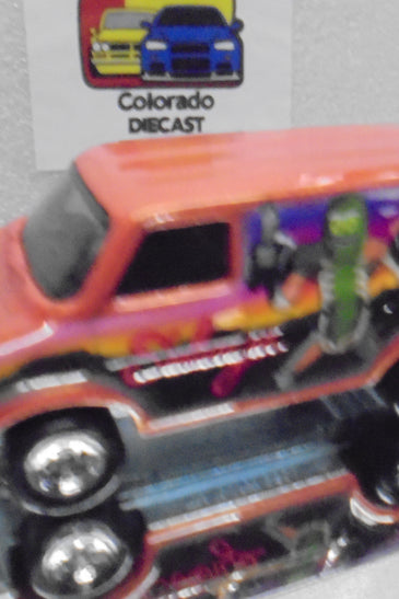 LOOSE HOT WHEELS RICK & MORTY'S FORD TRANSIT SUPER VAN w/RR'S