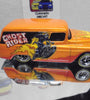 LOOSE HOT WHEELS GHOST RIDER '55 CHEVY PANEL TRUCK w/REAL RIDERS