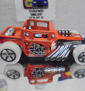 LOOSE HOT WHEELS ORANGE MYSTERY MODEL THE BONSHAKER