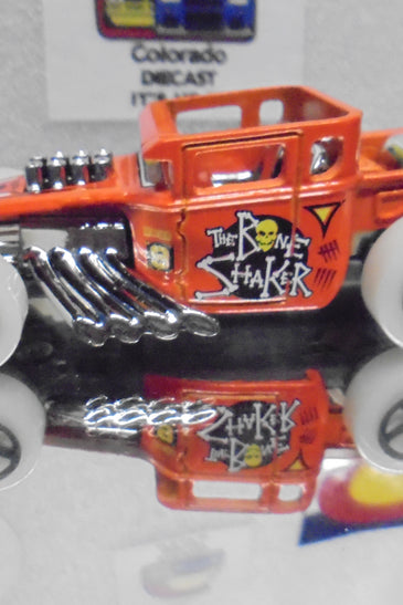 LOOSE HOT WHEELS ORANGE MYSTERY MODEL THE BONSHAKER