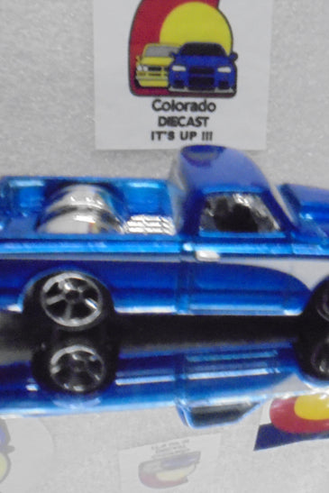 LOOSE HOT WHEELS BLUE CUSTOM '67 CHEVY C10 TRUCK
