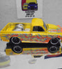 LOOSE HOT WHEELS YELLOW CUSTOM '67 CHEVY C10 TRUCK