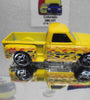 LOOSE HOT WHEELS YELLOW w/FLAMES '69 CHEVY TRUCK