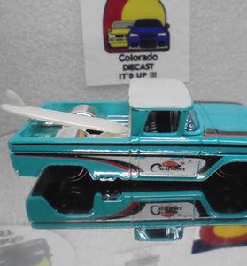 LOOSE HOT WHEELS TEAL w/SURFBOARDS CUSTOM '62 CHEVY TRUCK