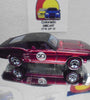 LOOSE HOT WHEELS ANNIVERSARY RED CUSTOM MUSTANG w/REDLINES