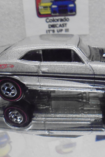 LOOSE HOT WHEELS SILVER '68 CHEVY NOVA w/REDLINES