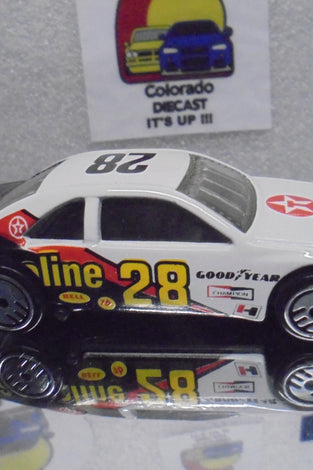 LOOSE HOT WHEELS WHITE HAVOLINE STOCKER w/ULTRA HOTS