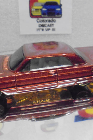 LOOSE HOT WHEELS BROWN w/PINSTIPRES '64 CHEVY IMPALA LOWRIDER