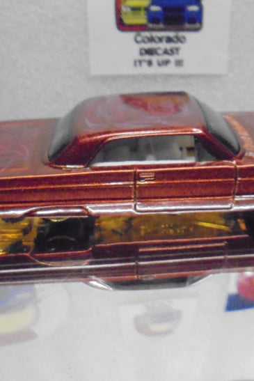 LOOSE HOT WHEELS BROWN w/PINSTIPRES '64 CHEVY IMPALA LOWRIDER
