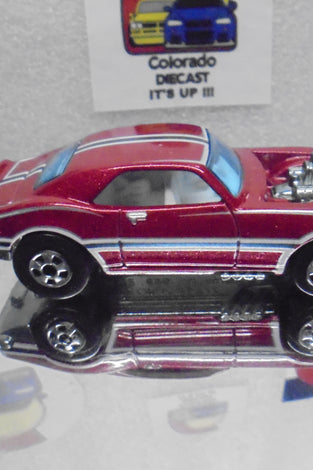 LOOSE HOT WHEELS RED CUSTOM CAMARO w/BLACKWALLS