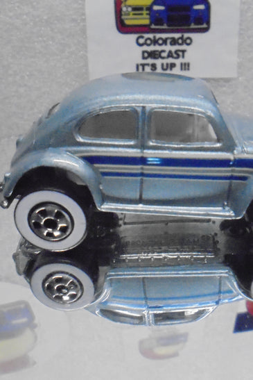 LOOSE HOT WHEELS BLUE VOLKSWAGEN BUG w/WHITEWALLS