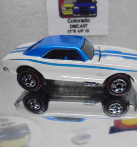 LOOSE HOT WHEELS WHITE '67 CAMARO w/REDLINES