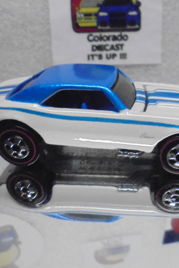 LOOSE HOT WHEELS WHITE '67 CAMARO w/REDLINES