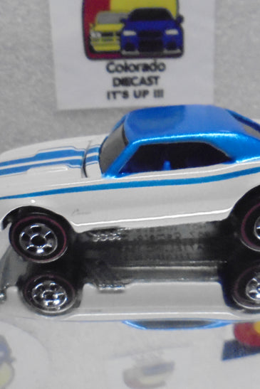 LOOSE HOT WHEELS WHITE '67 CAMARO w/REDLINES