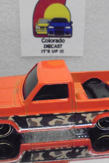 LOOSE HOT WHEELS ORANGE CAMO  '83 CHEVY SILVERADO