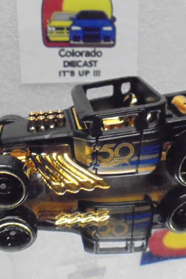 LOOSE HOT WHEELS ANNIVERSARY BLACK BONE SHAKER