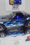 LOOSE HOT WHEELS BLACK w/FLAMES HOT BIRD w/REDLINES