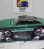 LOOSE HOT WHEELS GREEN '69 DODGE CHARGER w/REDLINES
